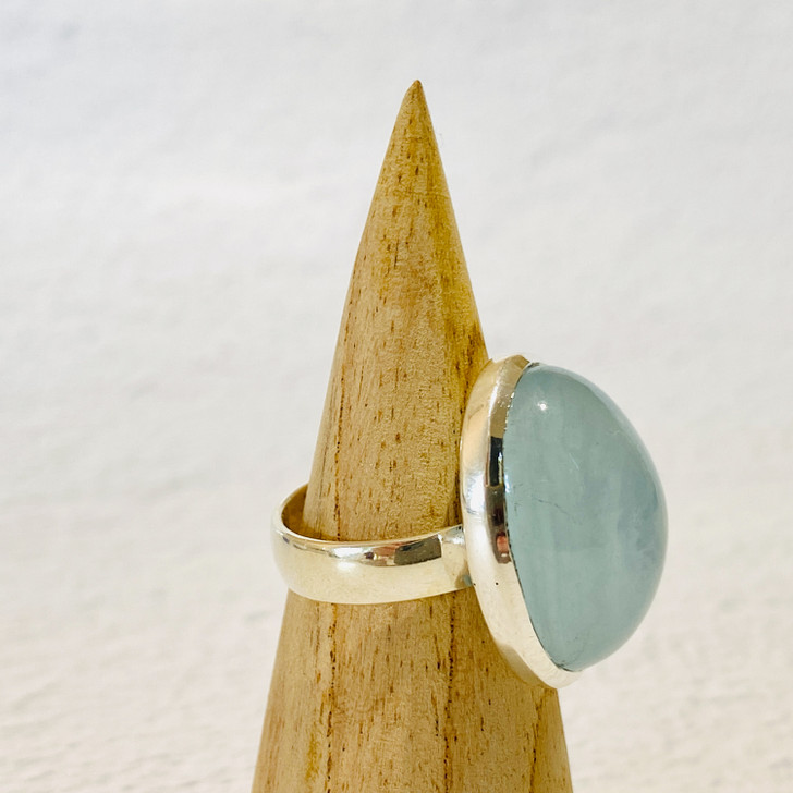 Aquamarine Sterling Silver Ring