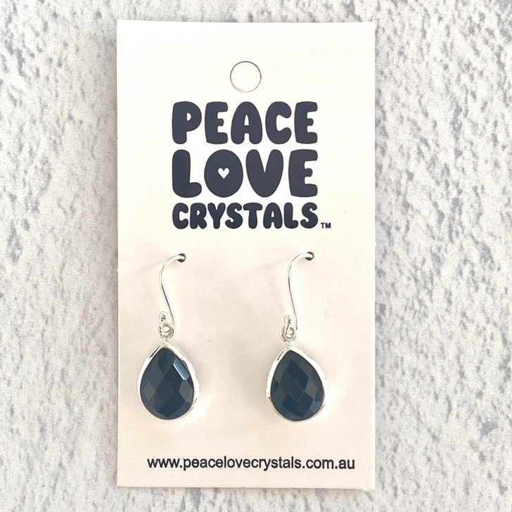 Black Onyx Sterling Silver Earrings