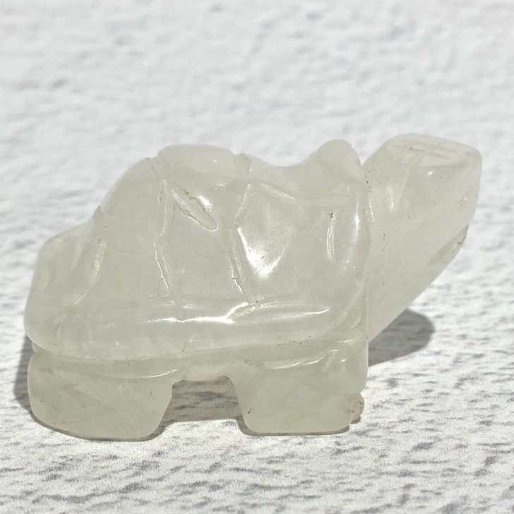 Snow Quartz Turtle