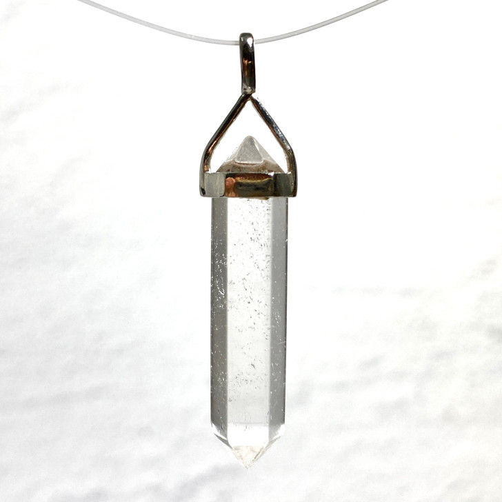 Crystal Quartz Double Terminated Point Pendant