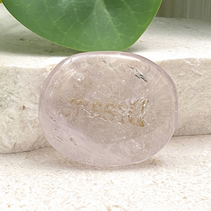 Crystal Quartz Dream Word Stone