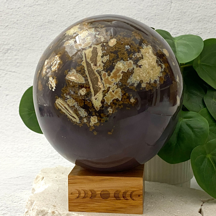 Quartz Druzy Agate Geode Sphere 13cm