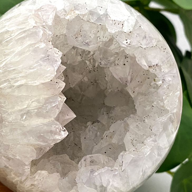 Quartz Points Agate Geode Sphere 8.9cm