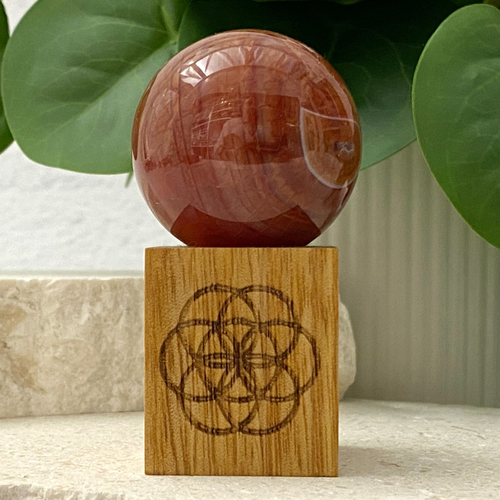 Fire Agate Sphere 4cm