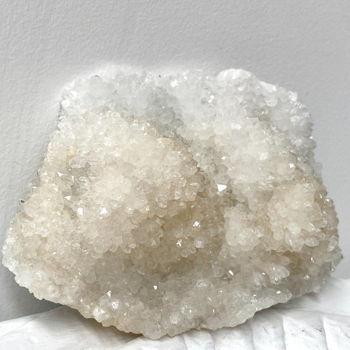 DRUZY SNOW QUARTZ CLUSTER PEACE LOVE CRYSTALS