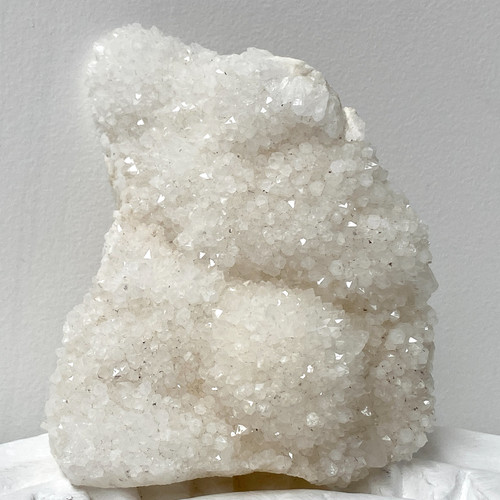 DRUZY SNOW QUARTZ CLUSTER PEACE LOVE CRYSTALS