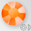 ss16 NEON ORANGE - PRECIOSA MAXIMA Flat Back, 15 facets, foiled