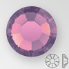 ss5 AMETHYST OPAL - PRECIOSA MAXIMA Flat Back, 15 facets, foiled