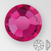 ss9 FUCHSIA - PRECIOSA MAXIMA Flat Back, 15 facets, foiled