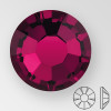 ss20 RUBY - PRECIOSA MAXIMA Flat Back, 15 facets, foiled, small package