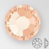ss2 LIGHT PEACH - PRECIOSA MAXIMA Flat Back, 12 facets, foiled