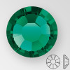 ss7 EMERALD - PRECIOSA MAXIMA Flat Back, 15 facets, foiled, small package