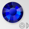 ss30 COBALT BLUE - PRECIOSA MAXIMA Flat Back, 18 facets, foiled