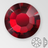 ss20 VIVID SIAM HOT FIX - PRECIOSA MAXIMA Flat Back, 15 facets, foiled