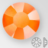 ss20 NEON ORANGE HOT FIX - PRECIOSA MAXIMA Flat Back, 15 facets, foiled