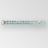 5 inch 2-row Crystal Gold Rhinestone Connector, ss29