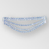 6 inch 5-row ss29/ss18 Crystal Silver Rhinestone Connector