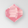 6mm MC Preciosa Bicone (Rondelle) Bead, Rose color