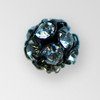 6mm Rhinestone Ball Crystal, Black