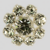 Crystal, Silver Plated 17mm Rhinestone Button, ss18, ss30