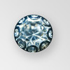 Crystal, Silver Plated 6mm Rhinestone Button, ss29