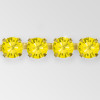 Rhinestone Chain, Machine Cut Citrine, Raw ss12