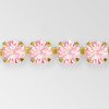 Rhinestone Chain, Machine Cut Light Rose, Raw ss18