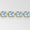 Rhinestone Chain, Machine Cut Light Sapphire, Gold Plated ss6.5