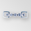 2 inch Rhinestone Connector in Crystal Silver, ss29