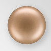 5mm PRECIOSA Glass Cabachon in Bronze Color