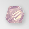 5mm MC Preciosa Bicone (Rondelle) Bead, Rose Opal AB color