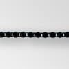 1-row ss8 Jet, Black Setting, Machine Cut Rhinestone Plastic Banding