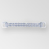 4 inch 2 row Crystal Silver Rhinestone Connector, ss18