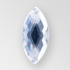 20x9mm Acrylic Navette Sew-On Stone, Crystal color