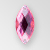 23x10mm Acrylic Navette Sew-On Stone, Rose color