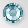 MC Hot Fix Chaton Rose in Smoked Sapphire color, size ss12, foiled back