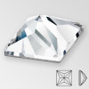 MC Hot Fix Flat Back Pyramid in Jet color, size 8x8mm, unfoiled