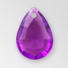 11mm Acrylic Drop Pendant, Amethyst color