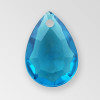 14mm Acrylic Drop Pendant, Indicolite color