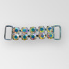 2.25 inches 2-row Rhinestone Connector, Crystal AB/Silver, ss29