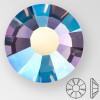 ss16 SMOKED AMETHYST AB - PRECIOSA MAXIMA Flat Back, 15 facets, foiled back