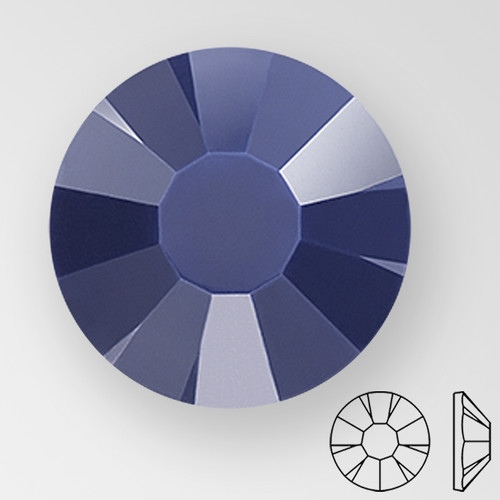 ss9 DEEP SEA - PRECIOSA MAXIMA Flat Back, 15 facets, unfoiled back Product