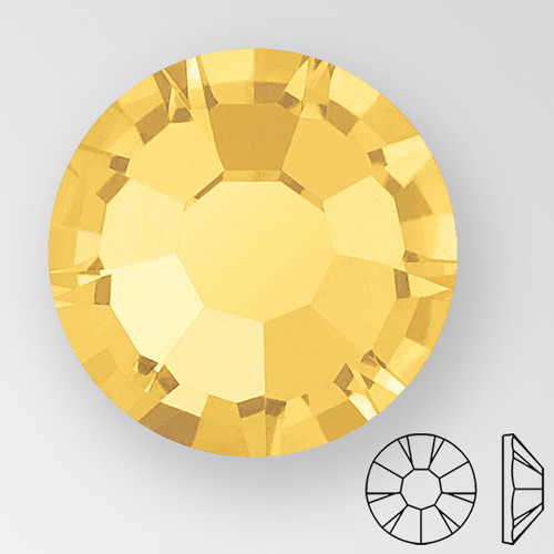 ss20 BLOND FLARE - PRECIOSA MAXIMA Flat Back, 15 facets, foiled, small package ss20 BLOND FLARE - PRECIOSA MAXIMA Flat Back, 15 facets, foiled, small package Product