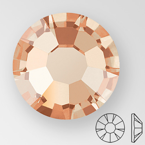ss20 GOLDEN HONEY - PRECIOSA MAXIMA Flat Back, 15 facets, foiled, small package ss20 GOLDEN HONEY - PRECIOSA MAXIMA Flat Back, 15 facets, foiled, small package Product