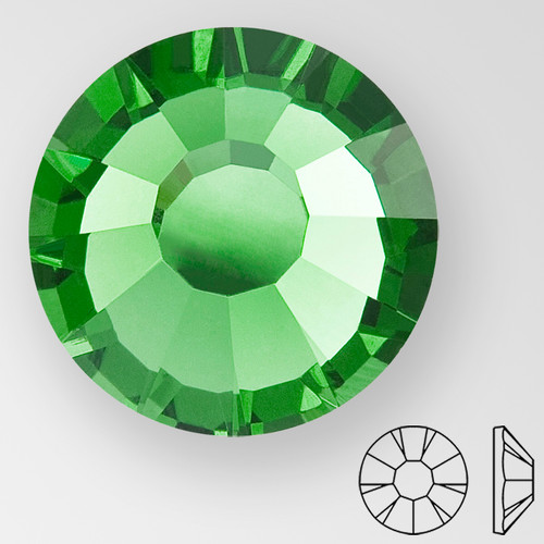 ss16 SHAMROCK - PRECIOSA MAXIMA Flat Back, 15 facets, foiled back, small package ss16 SHAMROCK - PRECIOSA MAXIMA Flat Back, 15 facets, foiled back, small package Product