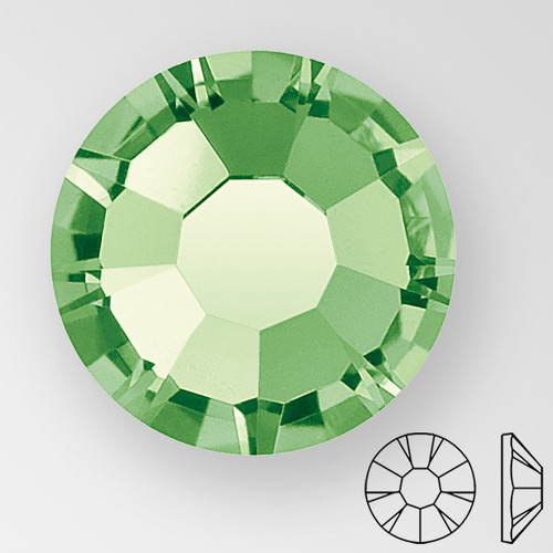 ss12 PERIDOT - PRECIOSA MAXIMA Flat Back, 15 facets, foiled, small package ss12 PERIDOT - PRECIOSA MAXIMA Flat Back, 15 facets, foiled, small package Product