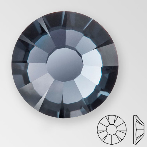 ss7 Light Graphite - PRECIOSA MAXIMA Flat Back, 15 facets, foiled, small package ss7 Light Graphite - PRECIOSA MAXIMA Flat Back, 15 facets, foiled, small package Product