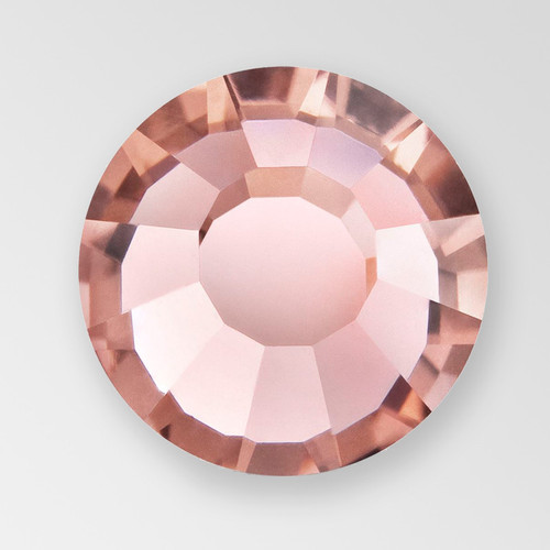 MC Hot Fix Chaton Rose in Dusty Rose color, size ss30, foiled back Product