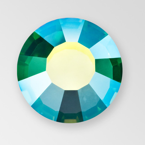 MC Hot Fix Chaton Rose in Mint Green AB color, size ss20, foiled back MC Hot Fix Chaton Rose in Mint Green AB color, size ss20, foiled back Product