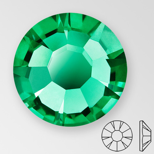 ss12 Mint Green - PRECIOSA MAXIMA Flat Back, 15 facets, foiled, small package ss12 Mint Green - PRECIOSA MAXIMA Flat Back, 15 facets, foiled, small package Product